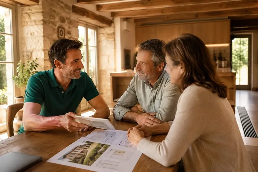Conseiller Habitat Eco Renov accompagnant un propriétaire
